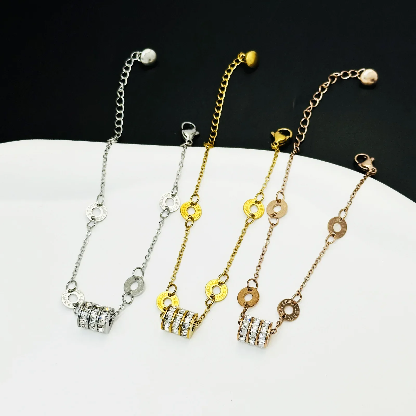 Женский браслет из 18-каратного розового золота популярные ювелирные изделия