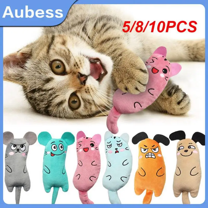 

5/8/10 шт., игрушки-грызунки для кошек