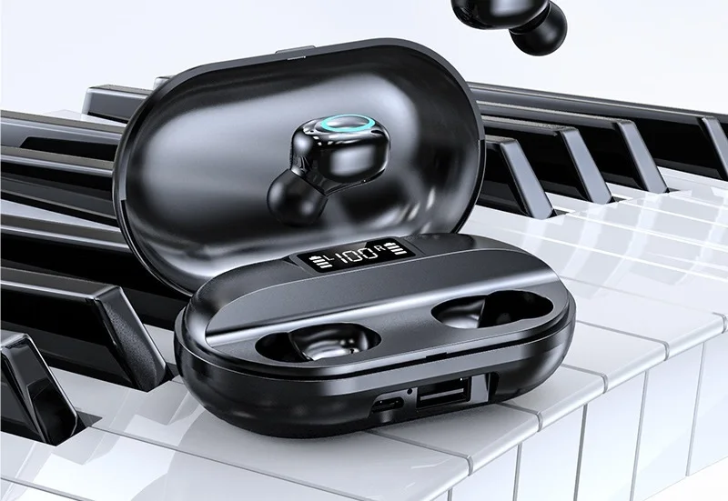 

2022NEW New A41 Wireless Bluetooth Headset TWS Double Ear Sport Touch Digital One Generation