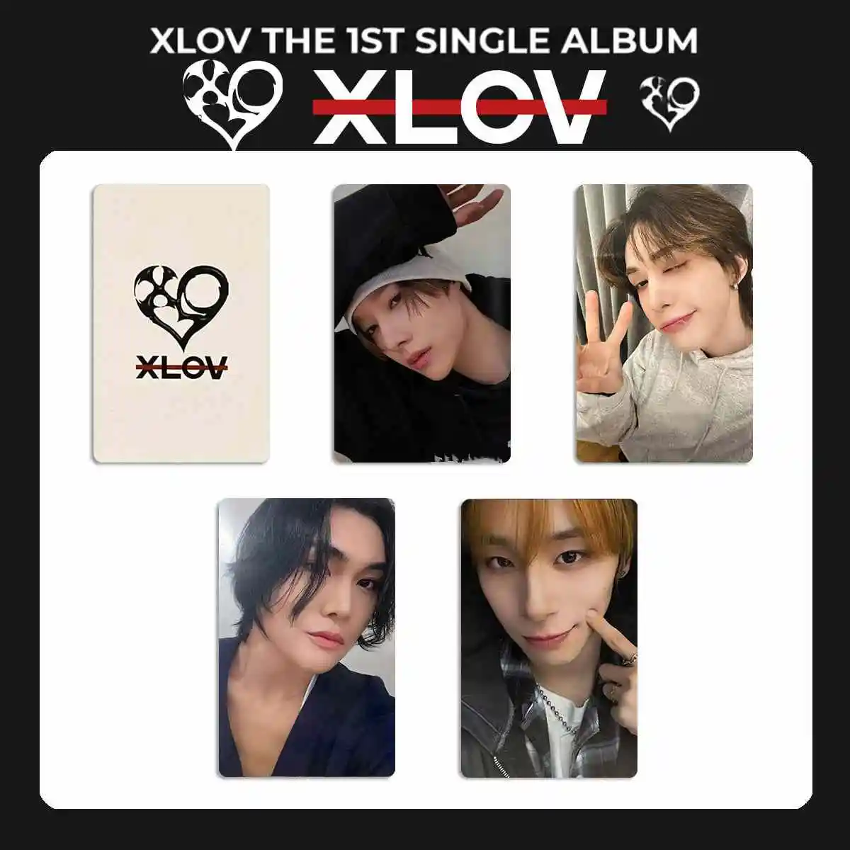 Фото 4 шт./компл. KPOP XLOV новый альбом I'MMA BE HD фотокарты двухсторонние карты ЛОМО Wumuti Rui Hyun Haru открытка коллекция фанатов №3
