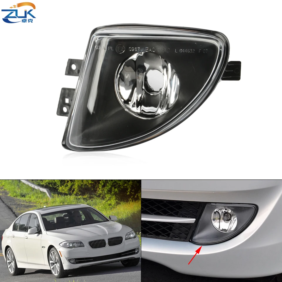 Передний бампер ZUK противотуманная фара для BMW 5 серии F10 F11 F18 520i 523i 528i 63177216885 63177216886