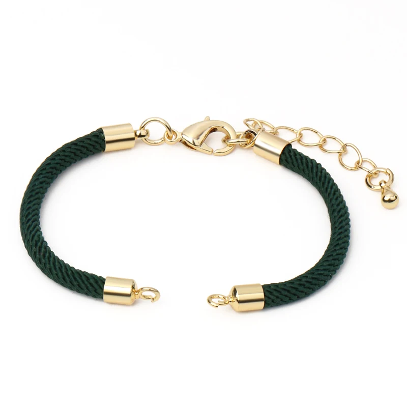 15cm Red Ropes Gold Copper Lobster Buckle Adjustable Rope Bracelet Men's And Women's DIY Jewelry Kernmantle Sister Braceleting