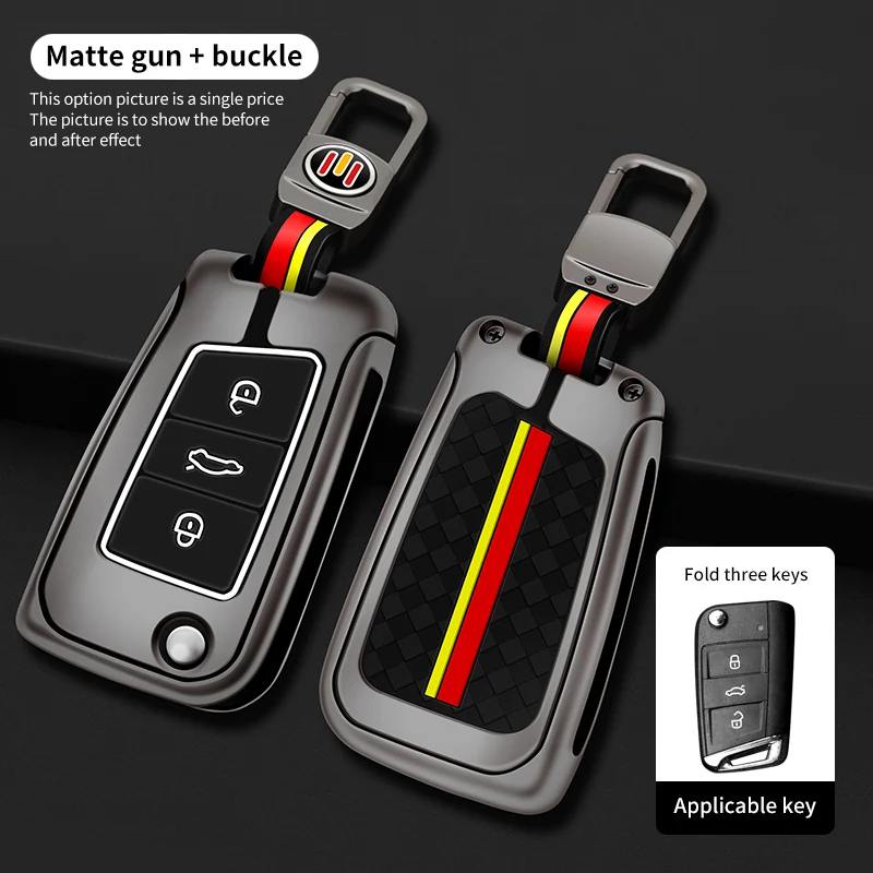 Чехол для автомобильного ключа VW Volkswagen Golf 7 MK7 Tiguan MK2 Skoda Octavia A7 Seat Tarraco Auto аксессуары