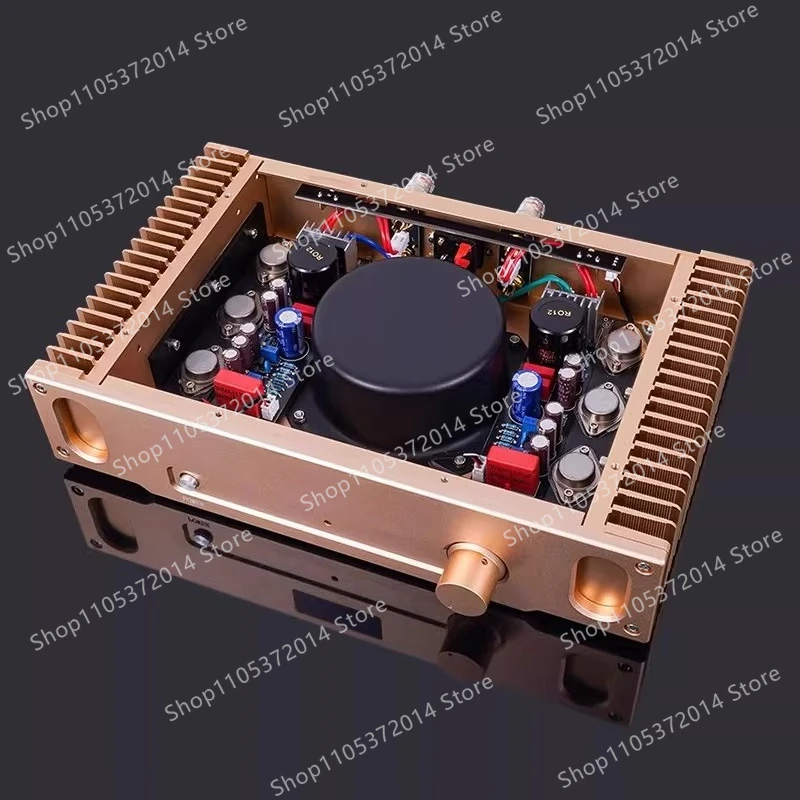Фото Запечатанный золотой усилитель мощности класса A HIFI 1969 года, чистый класс A, аудиофильский уровень, качество звука уровня Ball Machine №2