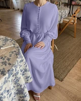 muslim fashion hijab dress solid chiffon beaded abayas for women turkish dresses dubai abaya islam kaftan robe musulmane longue