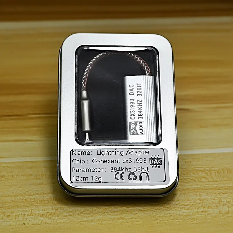 DAC ALC5686 CX31993 Headphone Amplifiers HiFi Audio Decoding AMP Adapter Sound Card Digital Decoder 32bits/384KHz For iPhone iOS