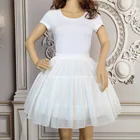 Бальное платье E JUE SHUNG, Нижняя юбка, короткое платье для косплея, шифоновая Нижняя юбка с двумя косточками, Лолита, балетная юбка, рокабилли кринолин