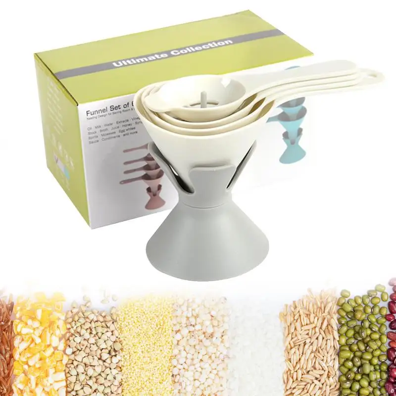 

Kitchen For Filling Bottles 6-in-1 Reusable Multi-Functional Kitchen Set Removable Filter Suitable For All Kinds Of Liquid Solid