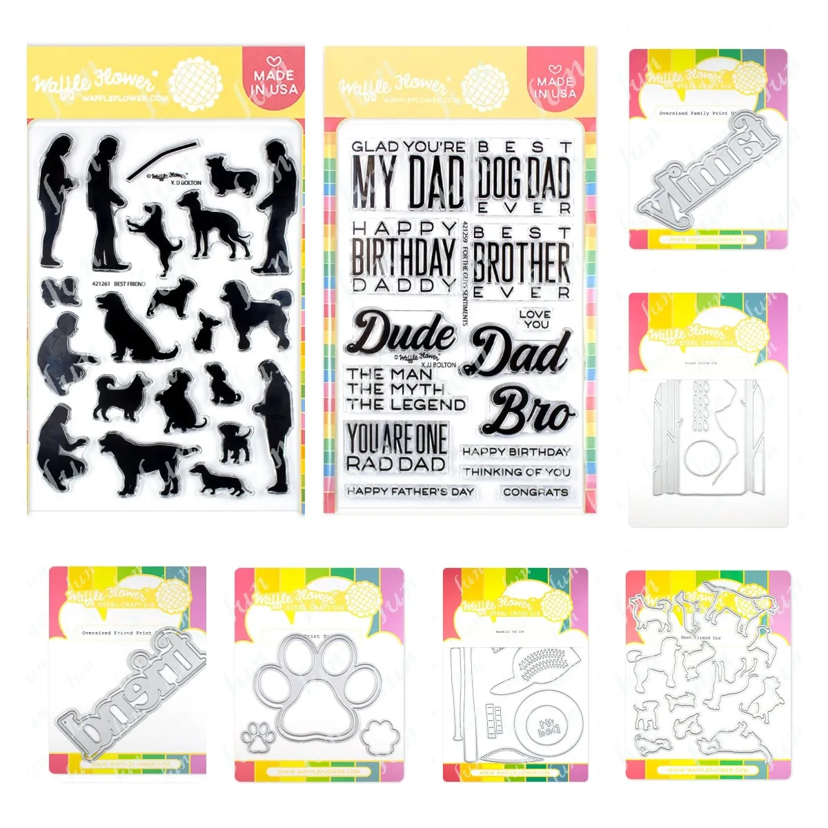 

New Cutting Dies and Hot Foil for 2023 Family Trophy Paw Print Sentiments Stamps Stencils Set Craft Embossing Scrapbooking Decor