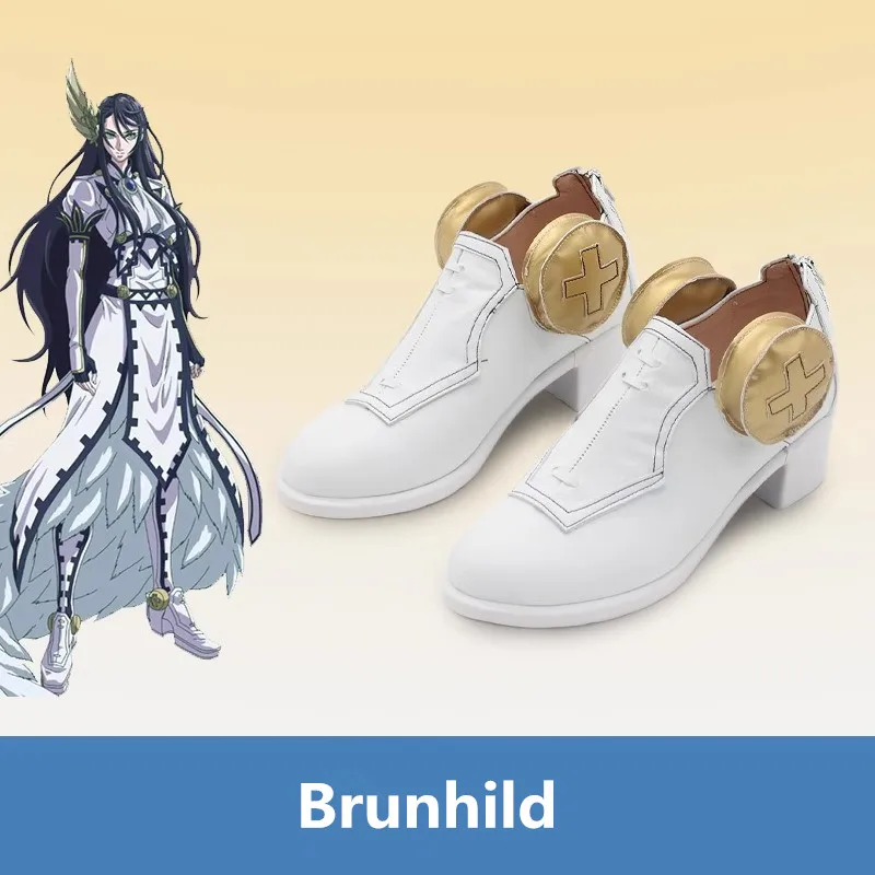 JP Anime Record of Ragnarok Brunhild Обувь для косплея Короткие сапоги ручной работы