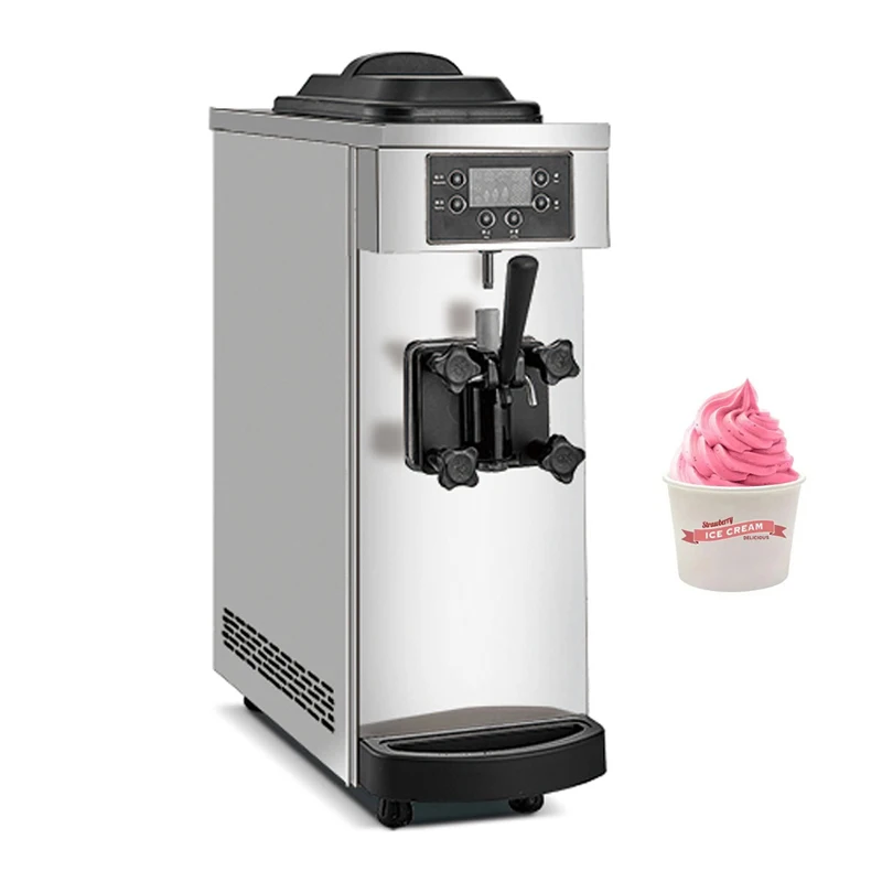 

Commercial Ice Cream Machine Fully Automatic Soft Ice Cream Makers Stainless Steel Sweet Cone Vending Machine 110V 220V