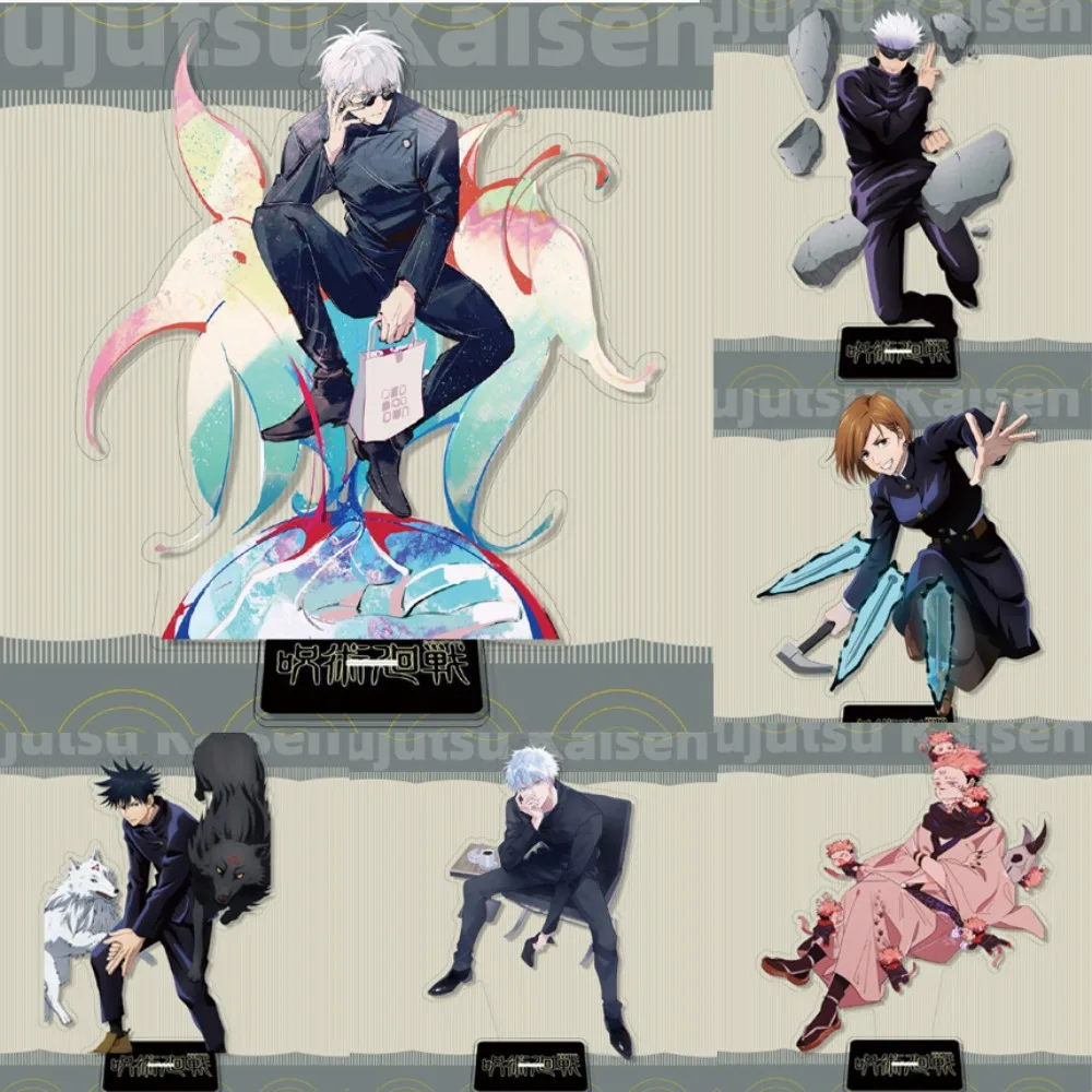 

Anime Jujutsu Kaisen Figure Yuji Itadori Cosplay Acrylic Accessorie Stand Model Plate Desk Decor Standing Sign Keychain Gift hot