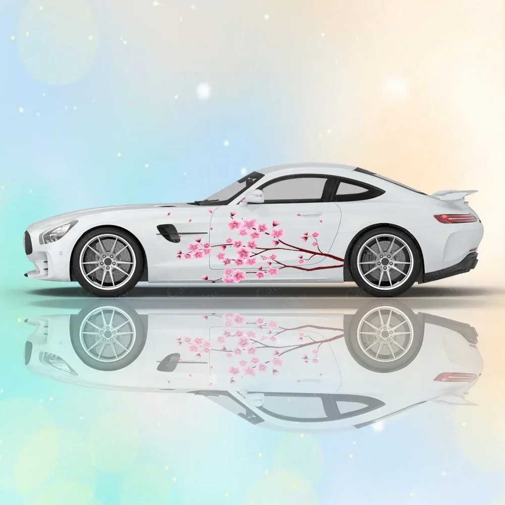 Японская боковая наклейка на автомобиль универсальный размер большая