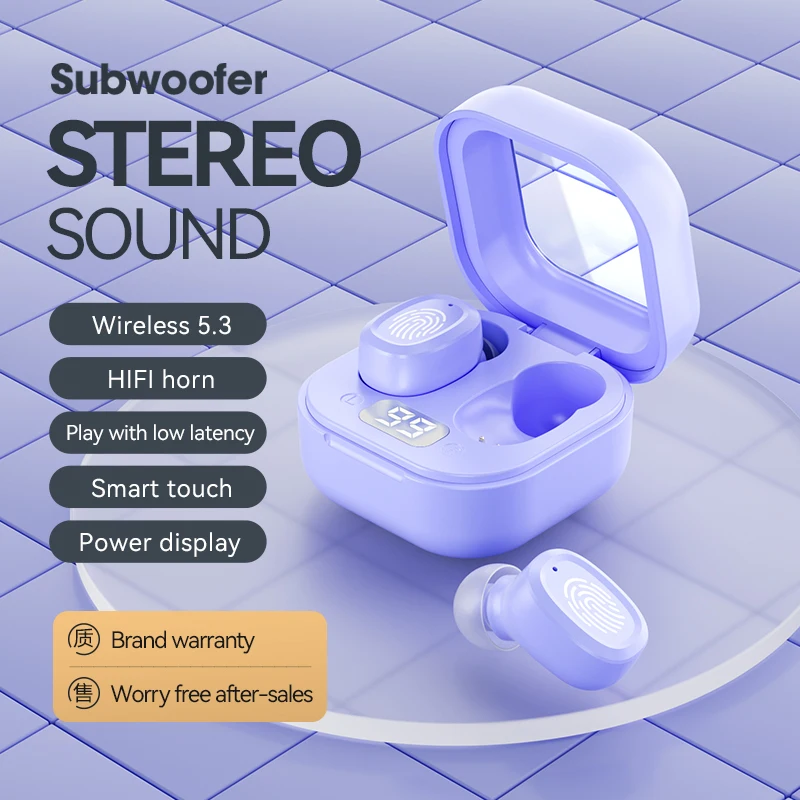 

5,3 Bluetooth беспроводные наушники наушники с сабвуфером HIFI наушники без потерь умные спортивные наушники с сенсорным управлением и отпечатком ...