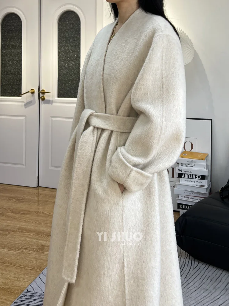 Высококачественное светильник серое удлиненное двухстороннее шерстяное и