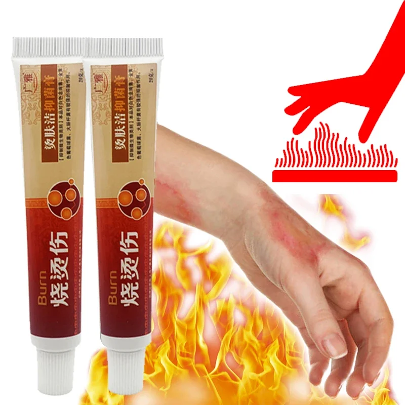 Мазь для лечения ожогов и антиинфекционный крем снятия симптомов заживления