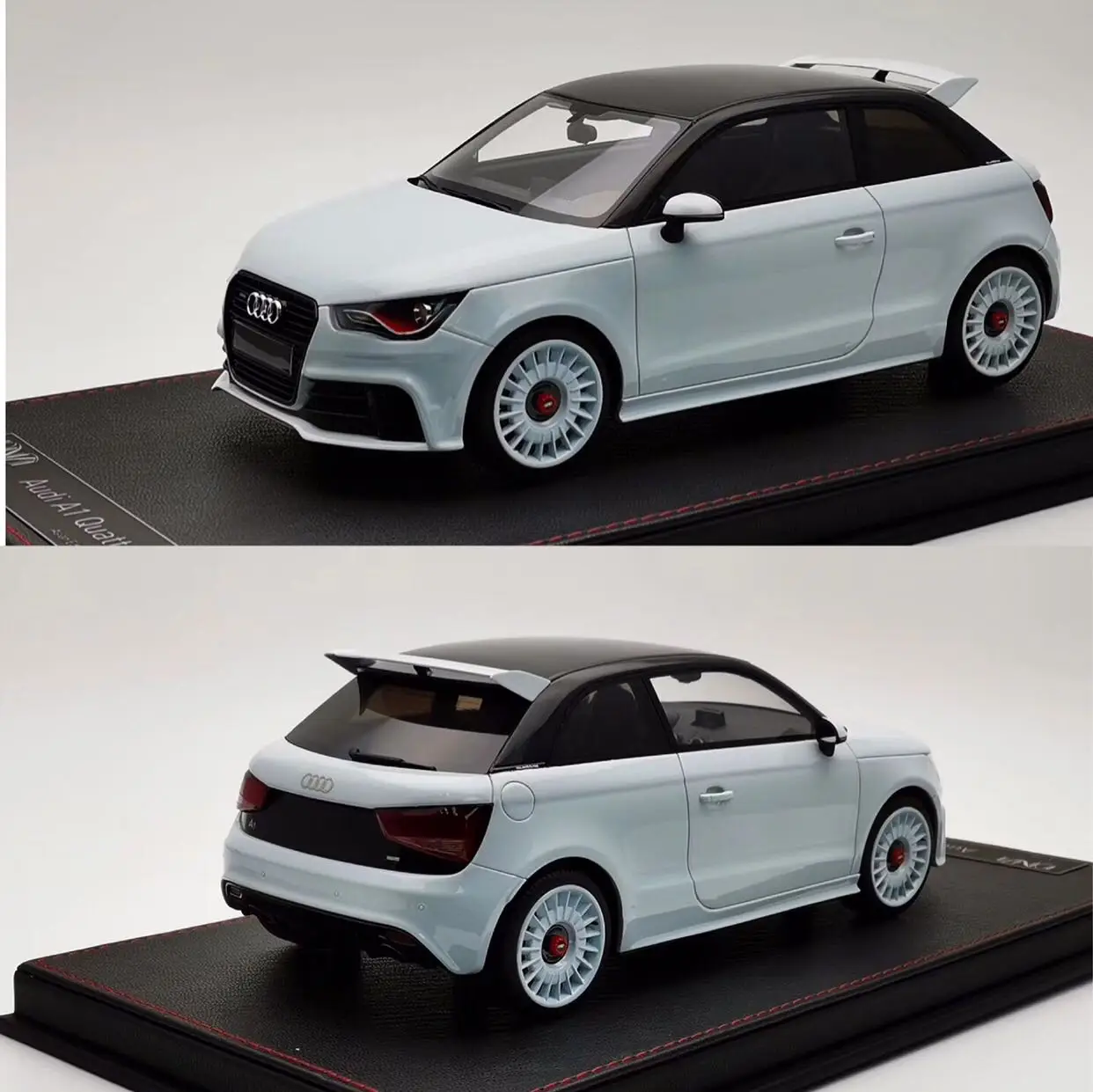 

ДНК Азиатский выпуск 1/18 Audi A1 Quattro Ограниченная серия имитация смолы модель автомобиля коллекция точек орнамент подарок
