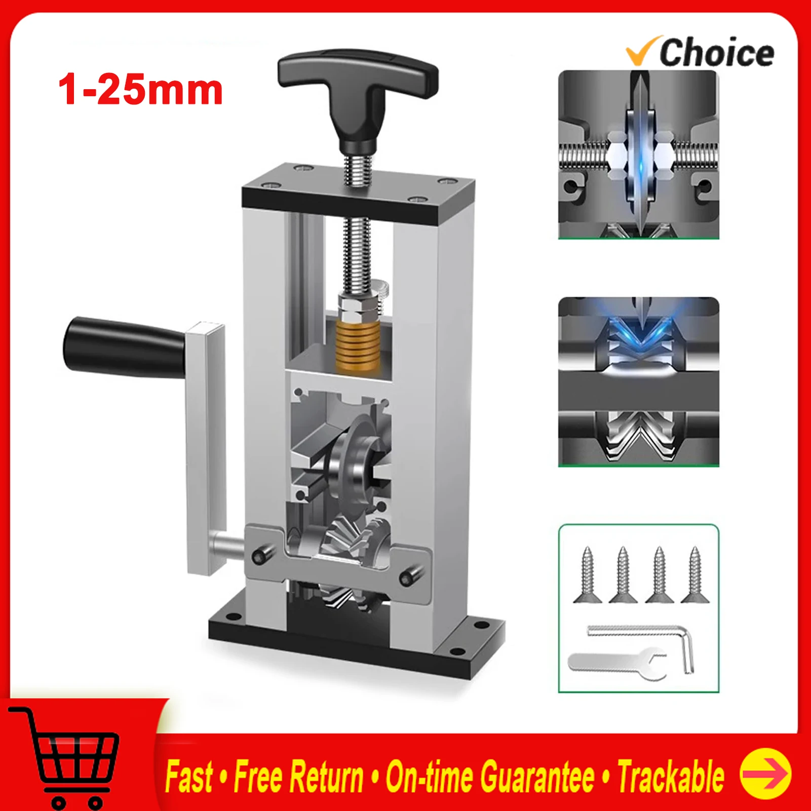Портативный Ручной Инструмент Инструменты Для Зачистки Проводов 1-25 Мм