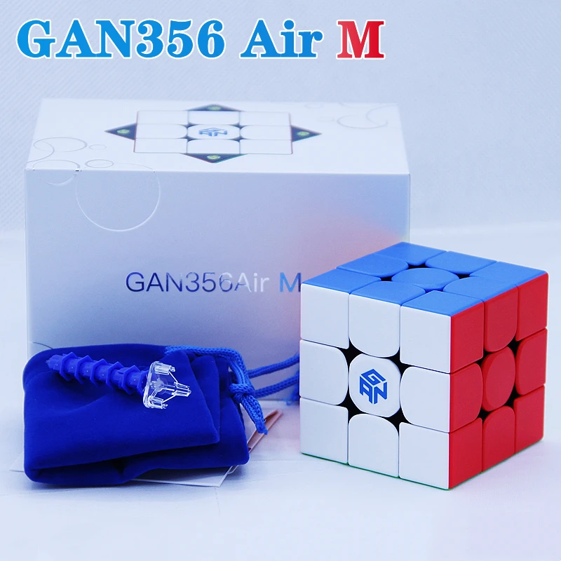GAN356Air M Магнитный Волшебный GAN 356 Air Cube 3x3x3 356Air cubo 3x3 головоломка - Цена: 3930.37
