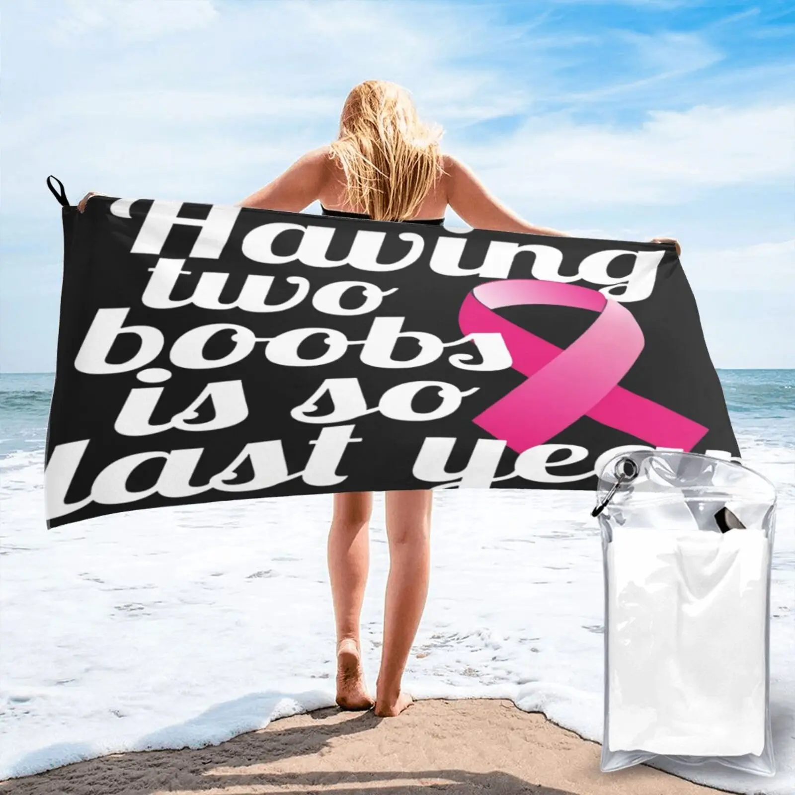 

Пляжное полотенце с двойной мастэктомией от рака груди, пляжное полотенце для купания, полотенце для кухни, детское полотенце, Пляжная Ванн...