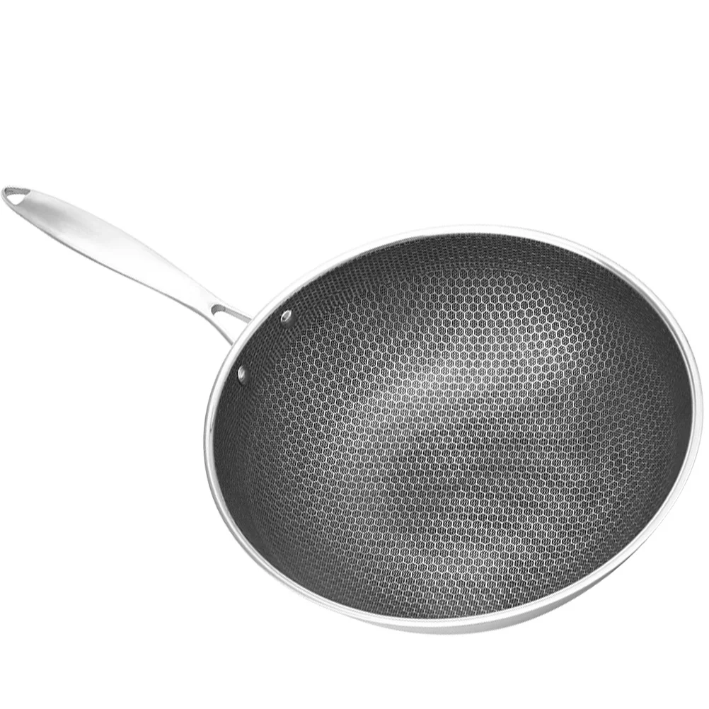 

Cooking Pan Grilling Pan Big Wok Gas Stove Accessories Nonstick Frying Pan Work Pot Woks Pan Small Wok Stainless Steel Saute Pan