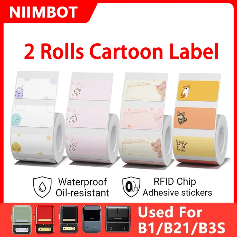 Термопринтер NiiMbot портативный мини-принтер для рулонов бумаги ручная скорость