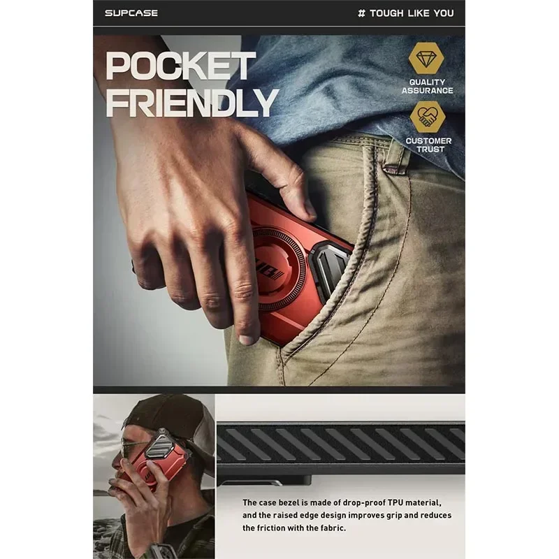 Для Samsung Galaxy S24 Ultra 6 8 дюйма 2024 Чехол SUPCASE UB Mag XT Прочный чехол для всего тела с