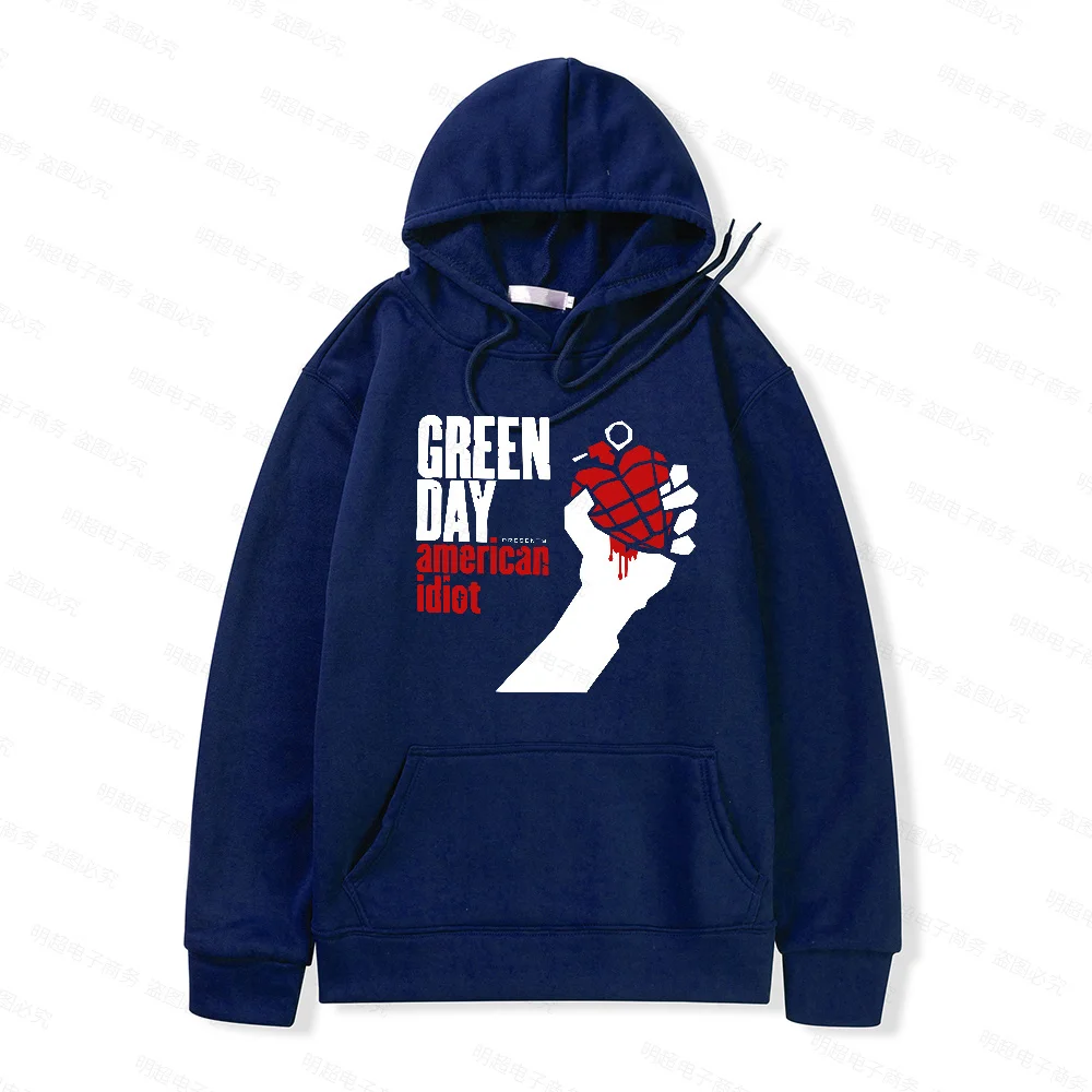 

Green Day 'AMERICAN IDIOT ALBUM COVER' Sweatshirt - Nuevo y Oficial Men's Casual Cotton Hoodie Spring Autumn Brand Top