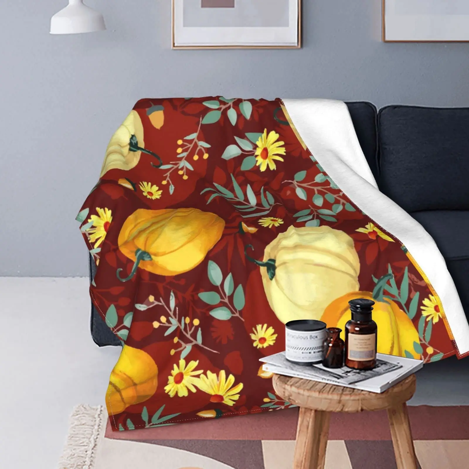 Or Dorm Super Soft Lightweight King Queen Size Candy Corn