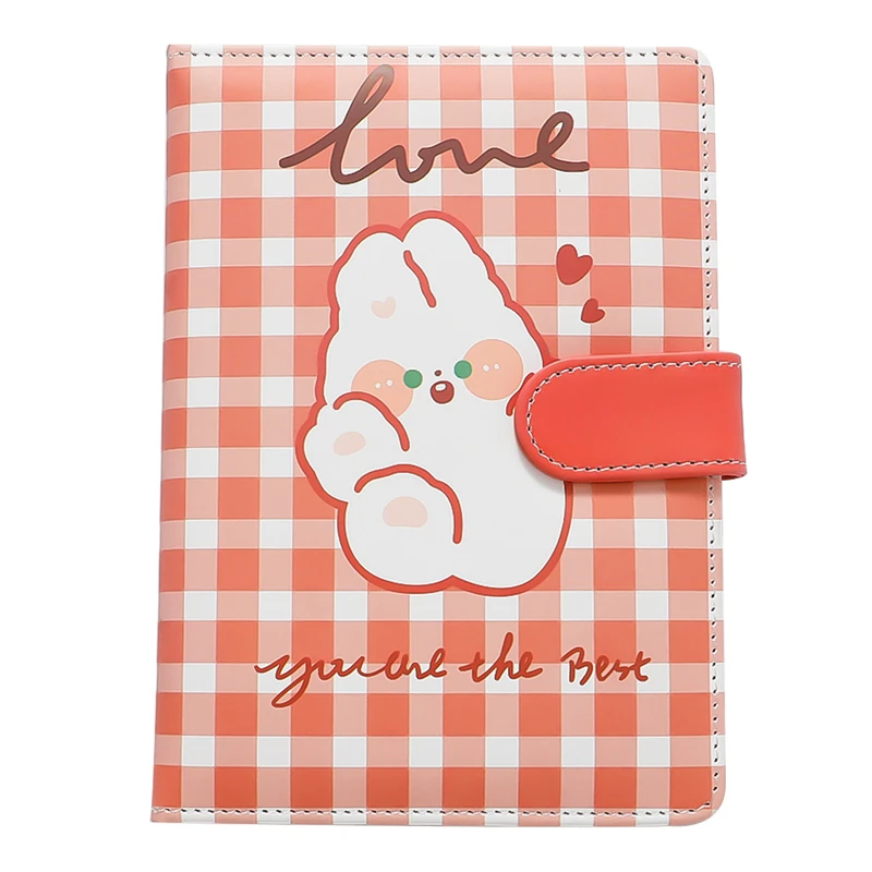 Monthly and Weekly  Planner Cute Bear Notepad Daily Planning Schedule Book Journals Cute Grid Notebook Planner Stationery images - 6