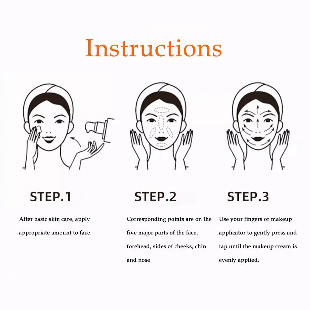 Пять витаминов C тонизирующий крем VC отбеливание и осветление макияж для ленивых