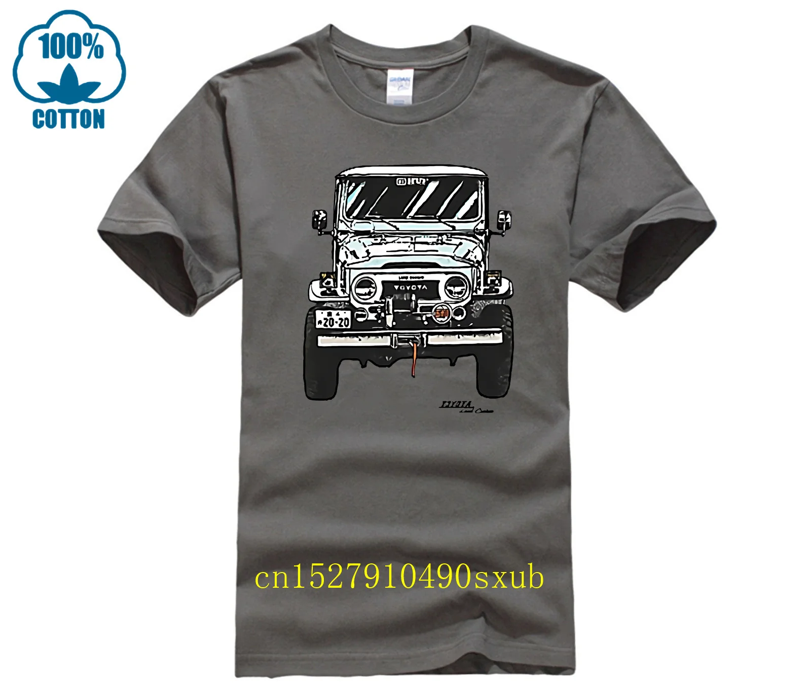 Фото Модная футболка из 100% хлопка HUF Kids x Land Cruiser Sixties, белая футболка №4
