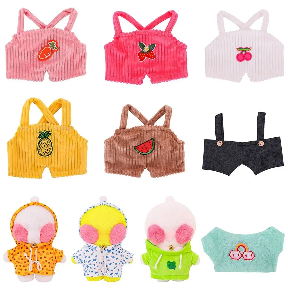 

Футболка 2023, 30 см, игрушка «утка», новинка, милые толстовки, одежда, мини-комбинезоны с рисунками из мультфильмов онлайн-куклы «утка»