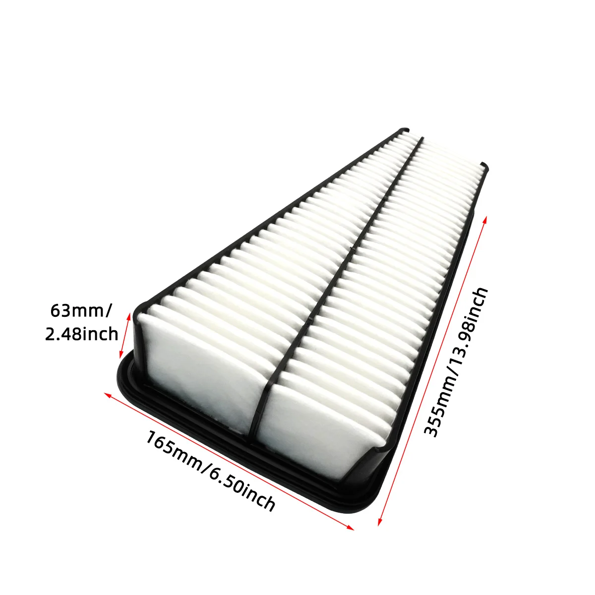 Воздушный фильтр двигателя Calm Carbon Fiilter для салона Toyota Tacoma V6 4.0L 2005-2015 CA9683 17801-0P010