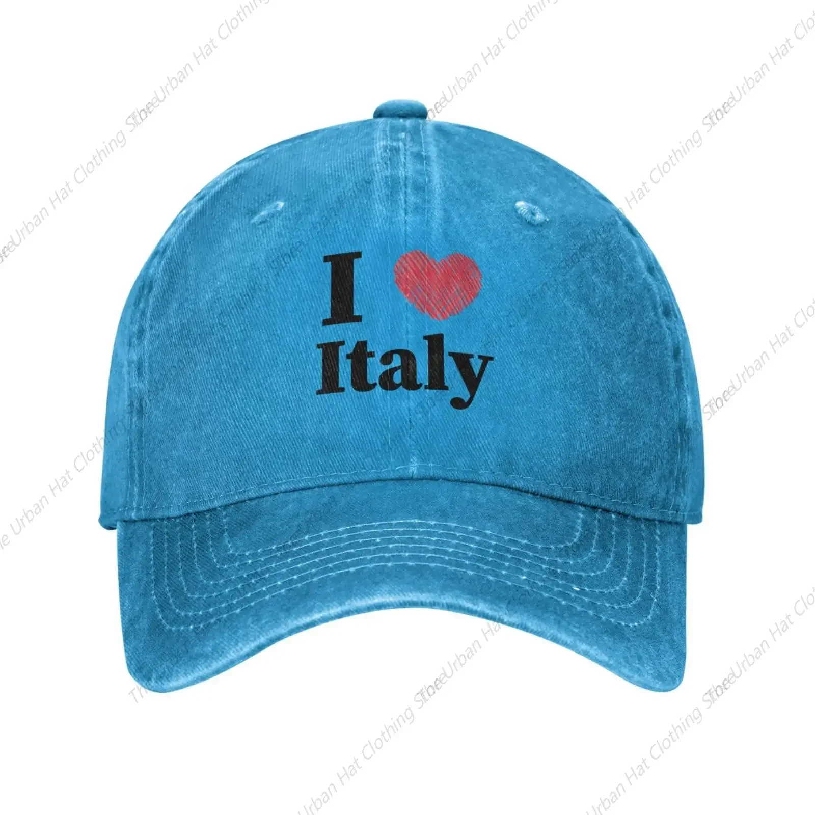 Бейсболка I Love Italy из хлопка