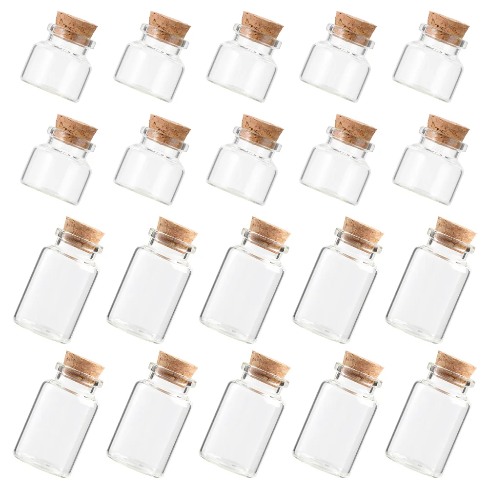 

Bottle Mini Jars Vialsclear Bottles Drift Cork Transparent Tiny Corkeddiy Favor Charms Storagegrains Containers Bud Vases