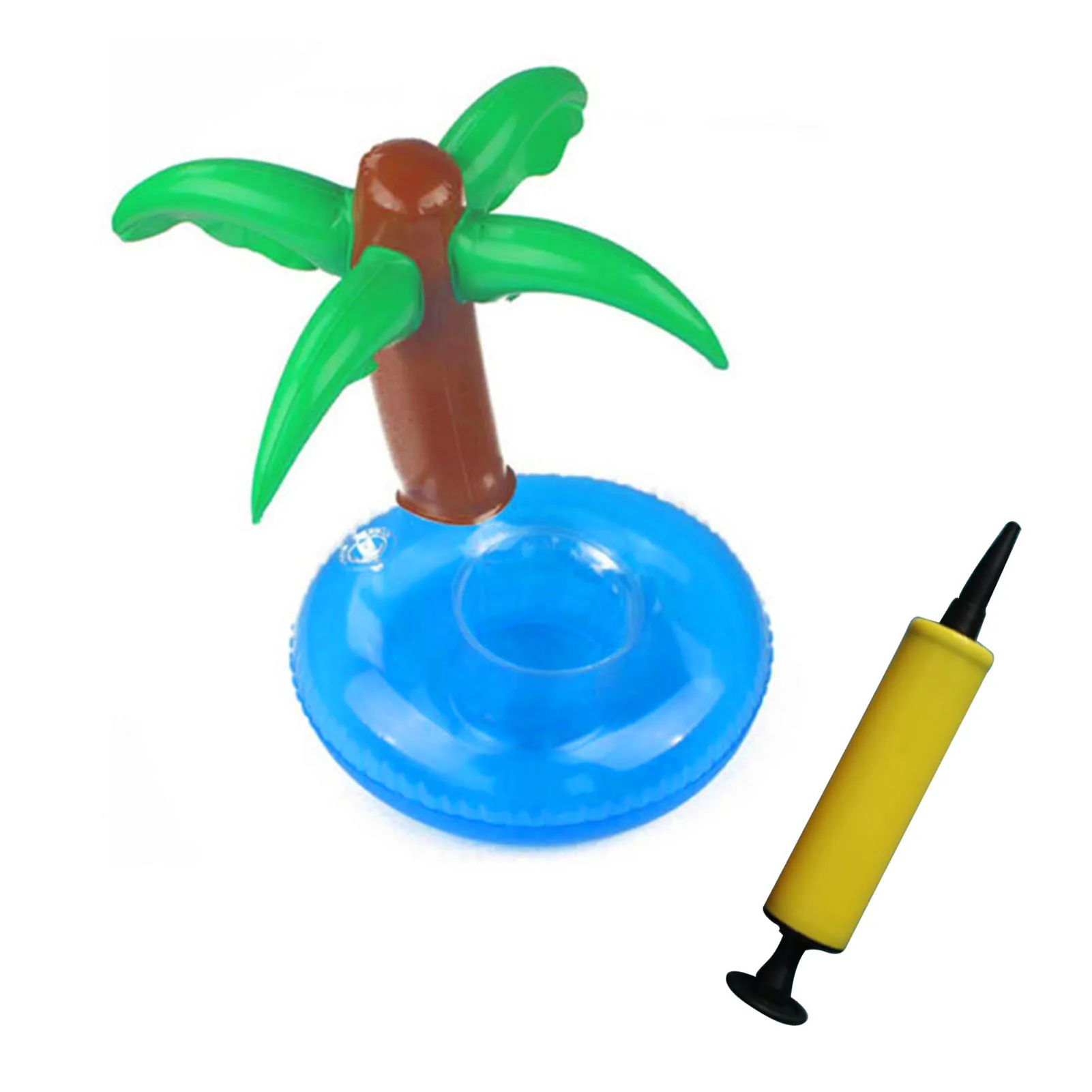 

Мини кокосовое дерево в форме вишни надувной бассейн для воды подставка для чашки для напитков держатель плавающая игрушка подставки для н...