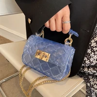 2022 summer fashion small silica gel crossbody bags lady travel purses and handbags female cute sweet trendy brand shoulder bag