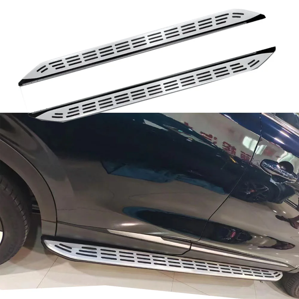 

Боковой шаг из нержавеющей стали и алюминия подходит для V.W.Taos 2020-2022, боковой шаг Nerf, педаль, 2 шт.