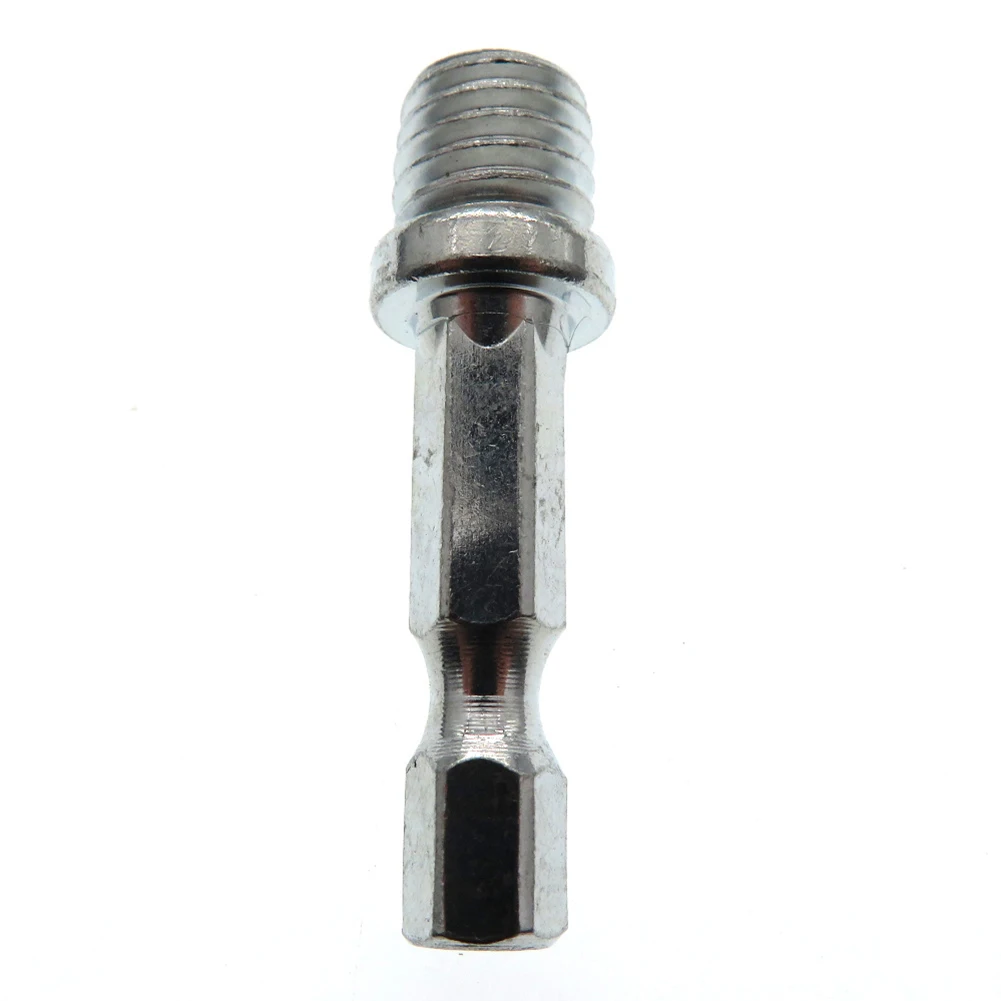 

10pcs 1/4inch Hex Shank Connecting Rod Adapter Drill Chuck Converter M10 Polishing Disc Connection Connector Tools