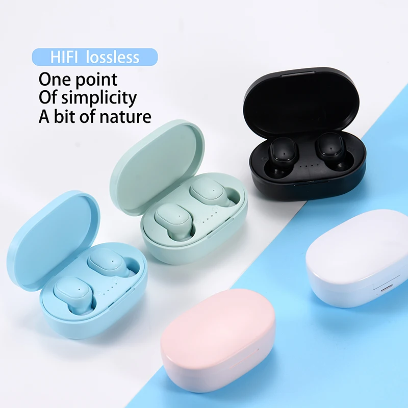 

TWS A6S портативные Bluetooth-наушники, беспроводные наушники, стереогарнитура, наушники с микрофоном и зарядным футляром для смартфона