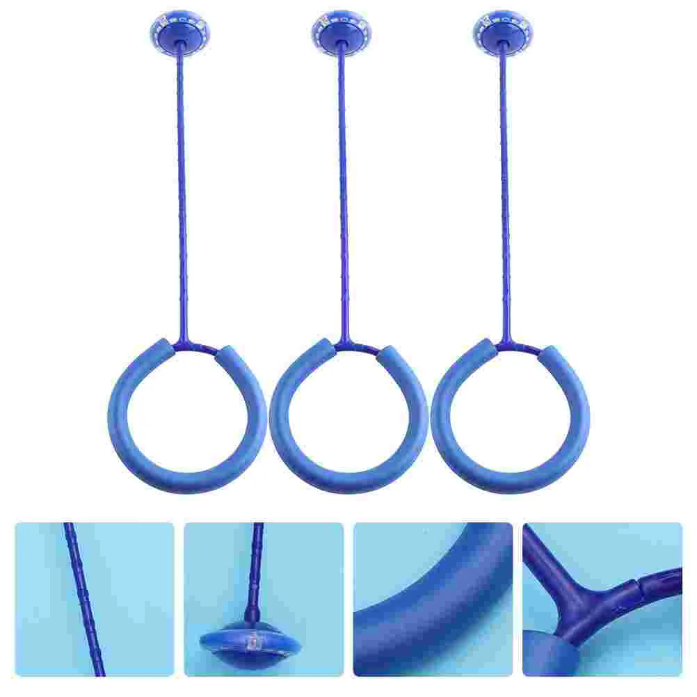 

3 Pcs Bouncing Ball Swing Jumping Wheel Fitness Skip Toy Ankle Toys Outdoor Kids Flashing Ring Skipping