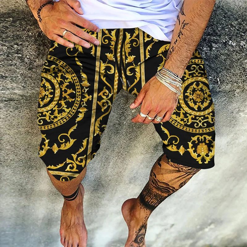 

Men Clothing New Luxury Men Shorts 3D Printed Beach Shorts Outdoor Gym Breathable Leisure Quick Drying Jogger Shorts 2023