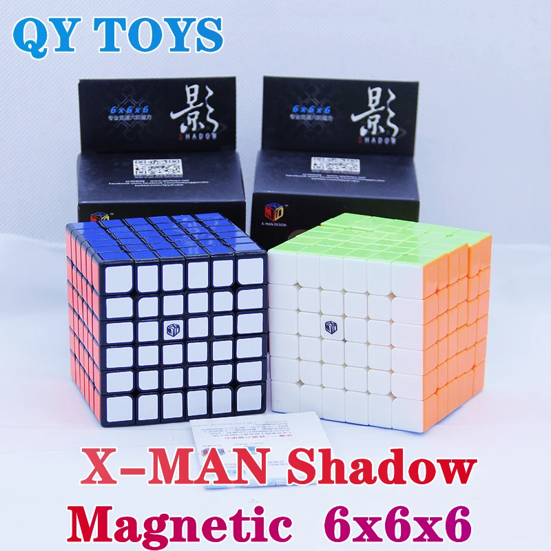 QiYi X-Man 6x6x6 Shadow V2 M cube 6x 6 Скоростной волшебный куб qiyi x-man конкурентоспособный