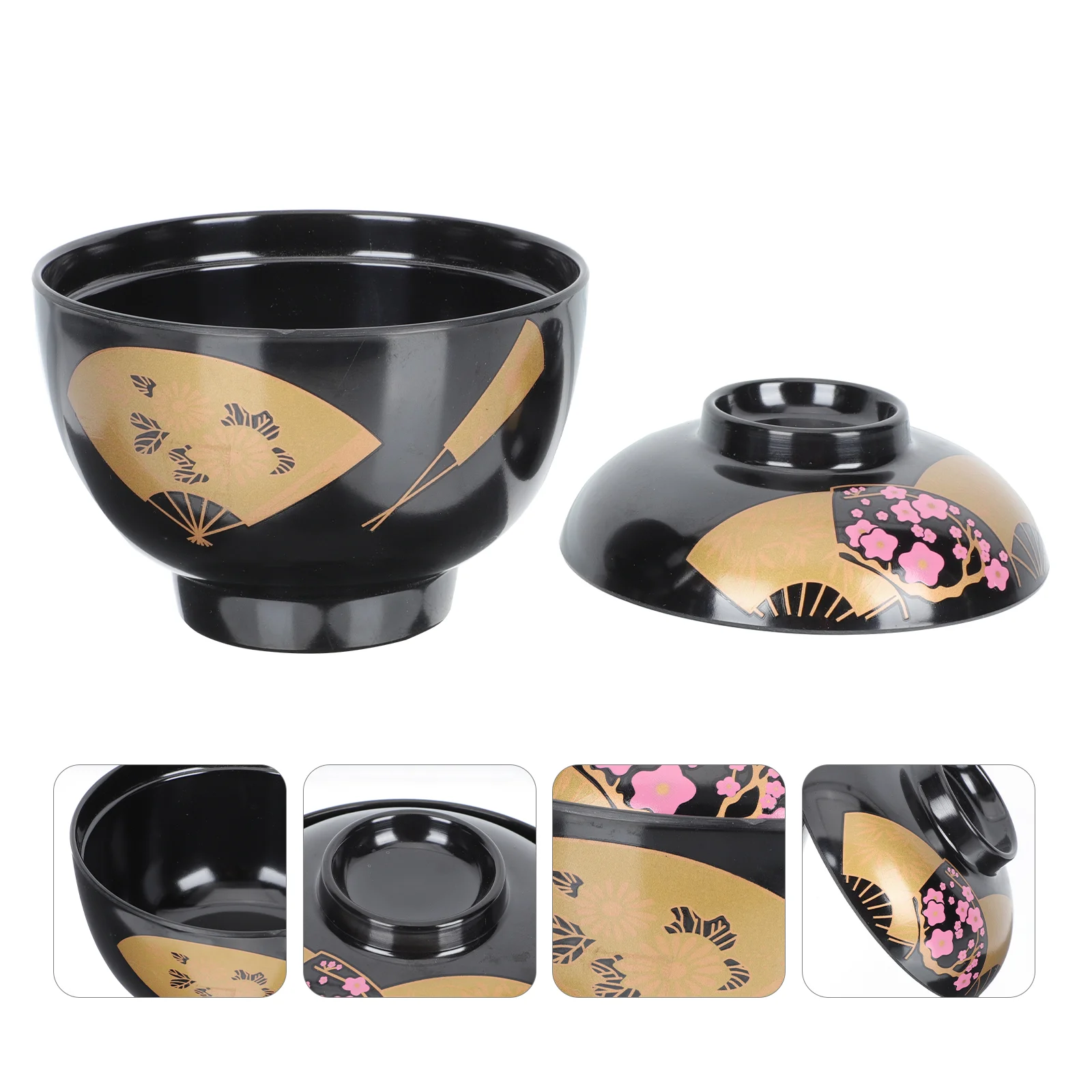 

Bowl Japanese Style Bowl Serving Bowl Lidded Rice Holder for Restaurant Hotel Home Storage