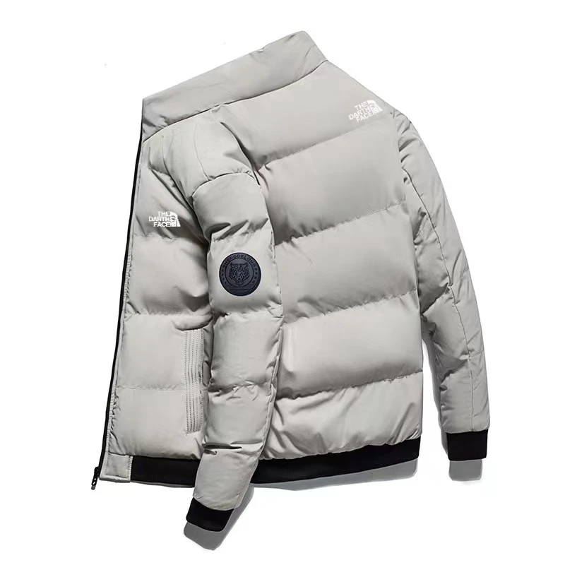 

Autumn and winter men's oversized coat thick coat outdoor winter men's warm zipper street style coat plus size jacket