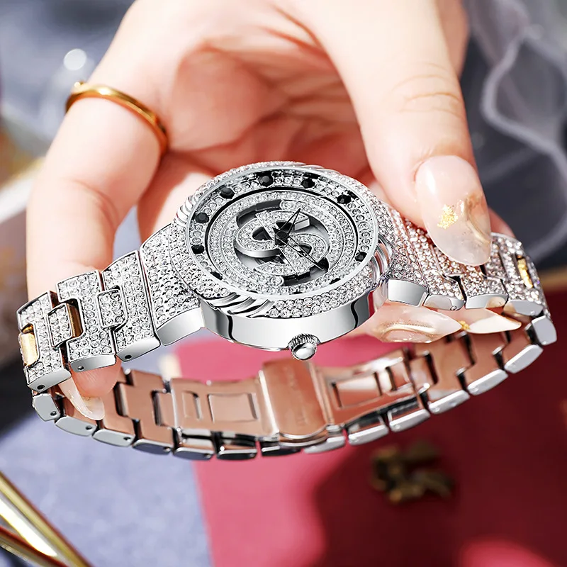 Genuine LOOKWORLD Fashion Waterproof High-end Trend Rich Big Dial Men's and Women's Watches with Gift Box Watch for Women