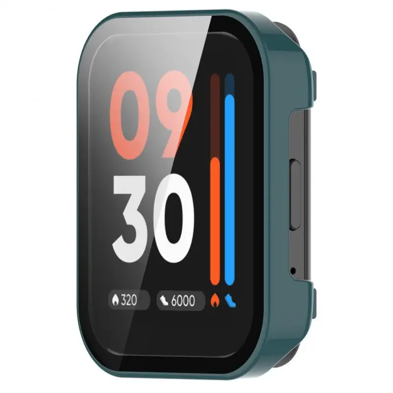 

For Realme Watch3 Protective Shell Tempered Glass Smartwatch Protective Shell Ultra-thin Protective Case Protective Cover