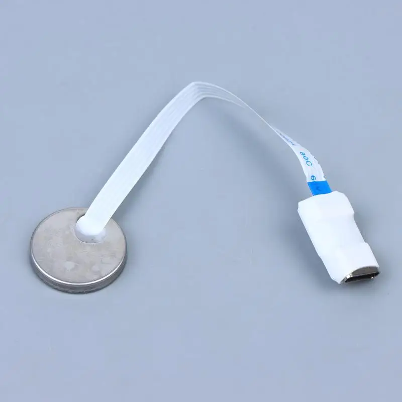 Фото Адаптер USB-C для батареи CR2032, широкий диапазон входного напряжения 5-30В, прочный тонкий FFC-кабель для открывателей гаражных ворот и пультов ДУ телевизоров №3