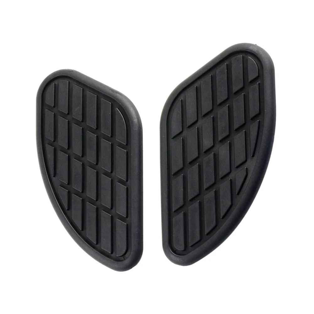 

Наколенник для топливного бака мотоцикла, защитные наклейки, боковые панели для Harley, Honda, Yamaha, Cafe, Racer, винтажный коврик для тяги бака, 1 пара